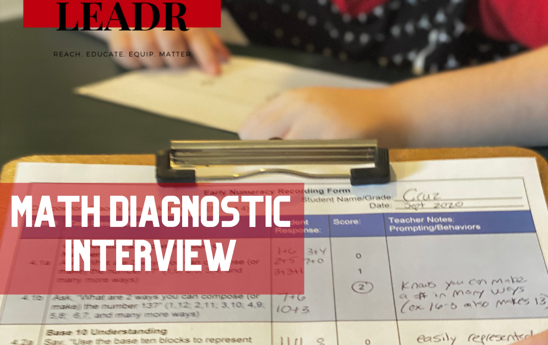 Math Diagnostic Interview